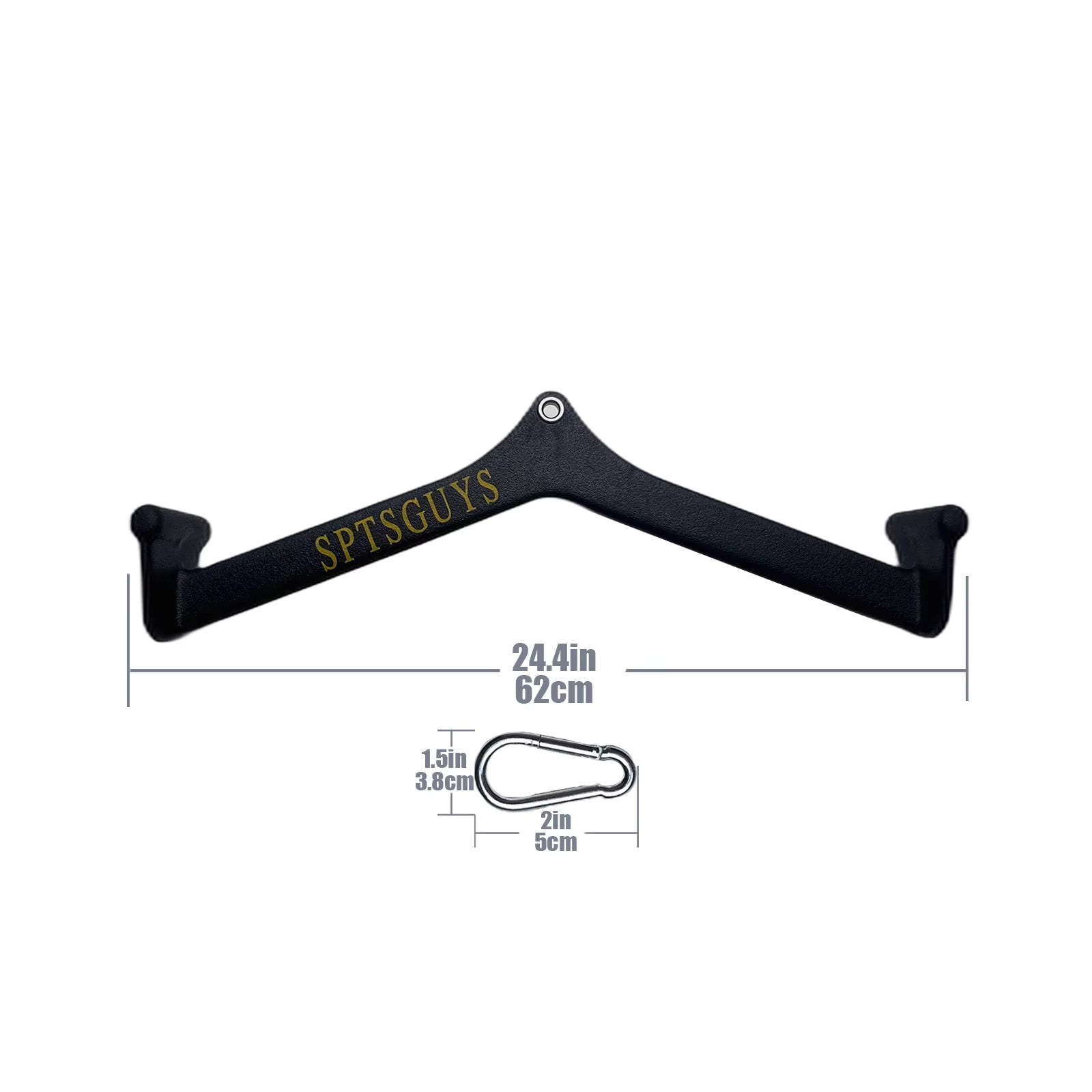 Home Gym Fitness Lat Pull down Bar LAT Pulldown Attachments for Cable Pulley System Machine Back Tricep Bar Strength Training