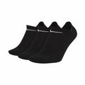 Logo Athletic High-Top Socks Training Mid-Calf Socks Unisex Style Combo Pack White SX7676-100