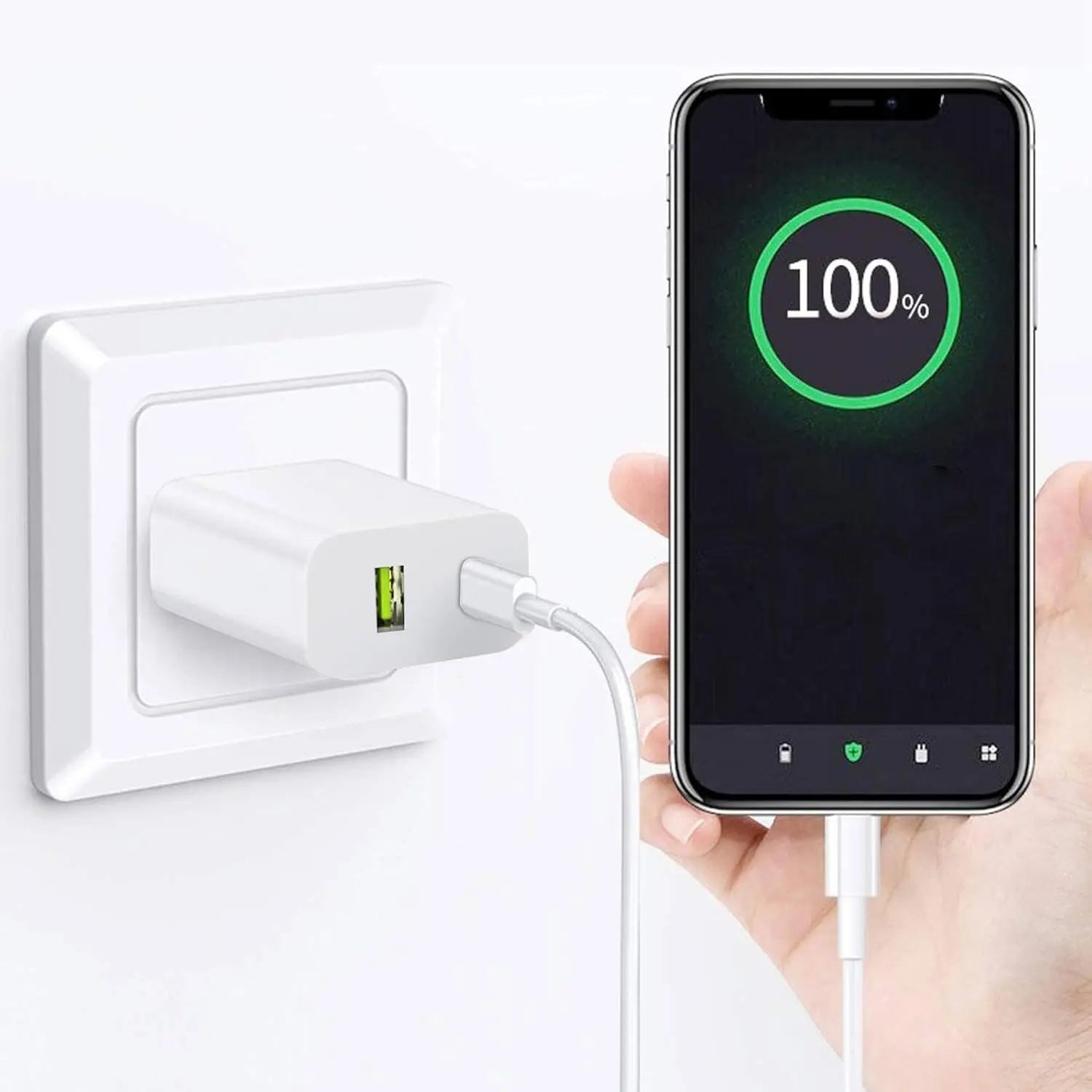 5V 2.4A USB PD Fast Charger for Iphone Ipad Samsung Xiaomi Huawei Tablet Laptop Universal 20W Quick Charging Adapter US EU Plug