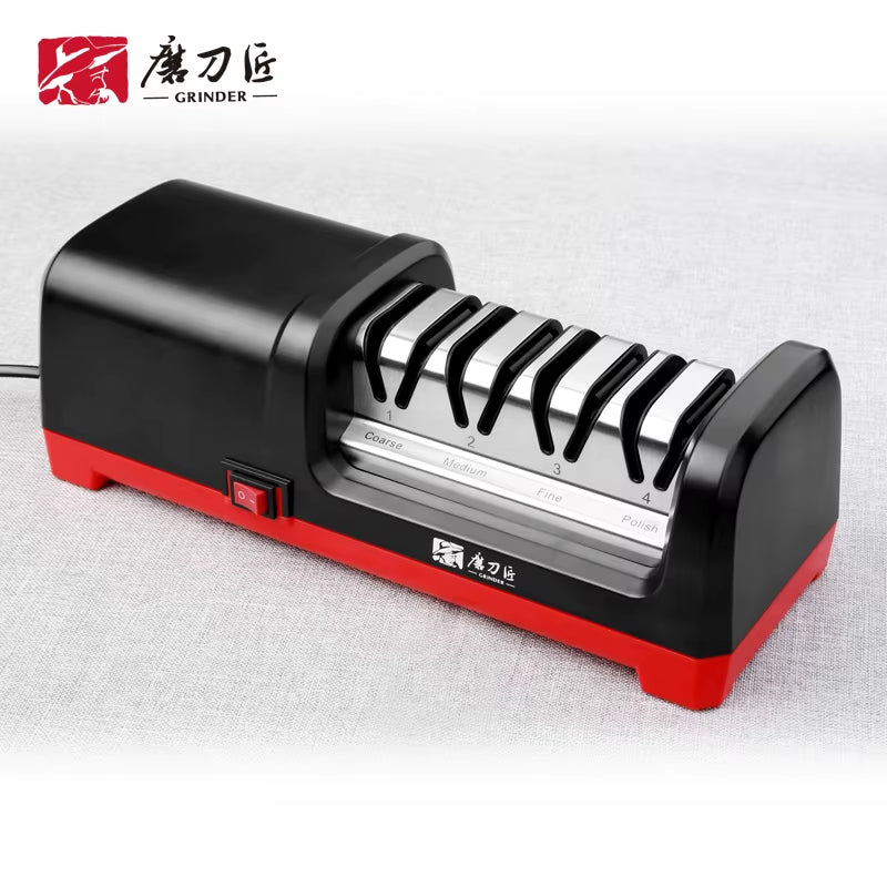 Professional Electric Knife Sharpener EU PLUG Grit 360/600# and Polishing Sharpening Stone Grindstone Power 18W