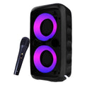 Wireless Karaoke Bluetooth Speaker Subwoofer Portable with Microphone Radio FM Lamp Machine Sound Box Music LED TWS Caixa De Som