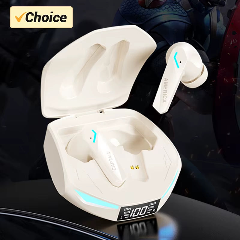 GM2 Pro Gaming Earphones Bluetooth 5.4 Sport Headset Dual Mode HD Call Noise Reduction Earbuds with Mic Music Earphones