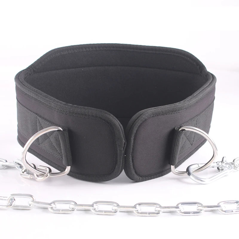 Dip Belt for Pull Up&Squat Weightlifting Training Equipment,Bearing 300LBS Powerlifting Belts,Neoprene EVA Belts,Lumbar Brace