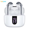 Wireless Earphones with Bluetooth 5.3, Quad-Mic Call Noise Reduction ENC, 50H Playtimes Wireless Earbuds Bluetooth Headphones