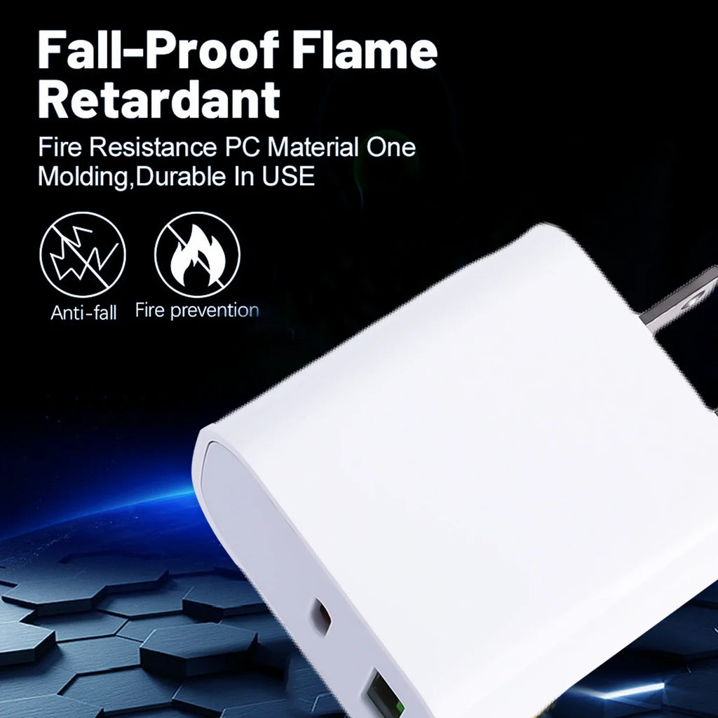 5V 2.4A USB PD Fast Charger for Iphone Ipad Samsung Xiaomi Huawei Tablet Laptop Universal 20W Quick Charging Adapter US EU Plug