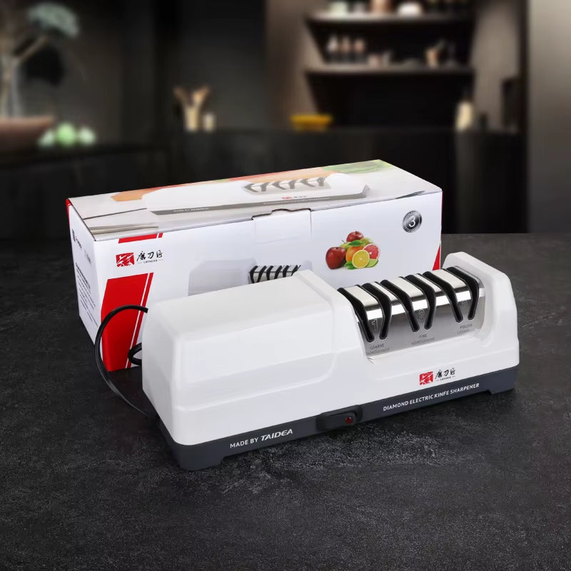 Professional Electric Knife Sharpener EU PLUG Grit 360/600# and Polishing Sharpening Stone Grindstone Power 18W