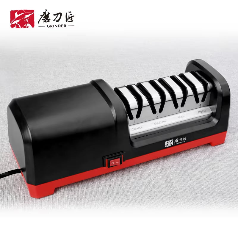 Professional Electric Knife Sharpener EU PLUG Grit 360/600# and Polishing Sharpening Stone Grindstone Power 18W