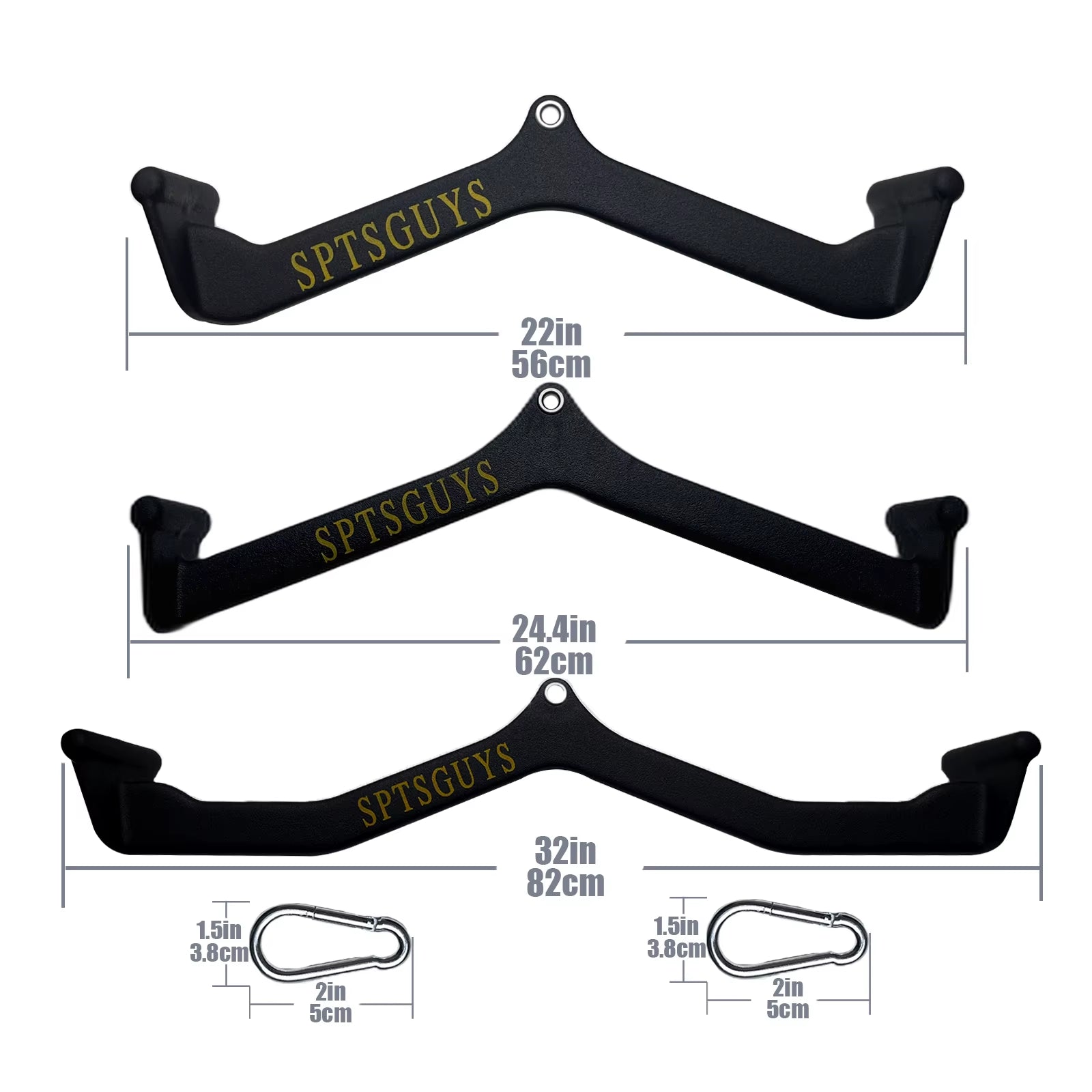 Home Gym Fitness Lat Pull down Bar LAT Pulldown Attachments for Cable Pulley System Machine Back Tricep Bar Strength Training