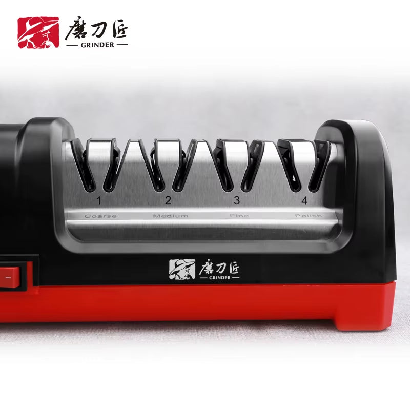 Professional Electric Knife Sharpener EU PLUG Grit 360/600# and Polishing Sharpening Stone Grindstone Power 18W