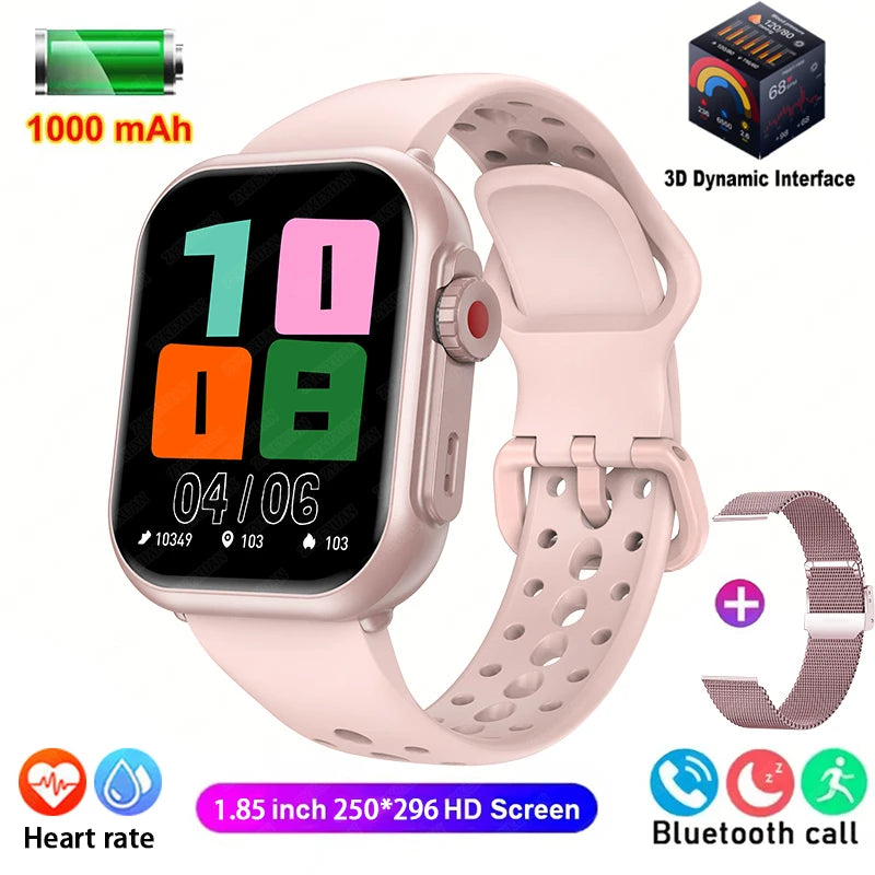 Watch Ultra 2 SE Men Women 1000Mah AMOLED Heart Rate 100+Sport Bluetooth Call GPS Track Waterproof Smart Watch for IOS Android