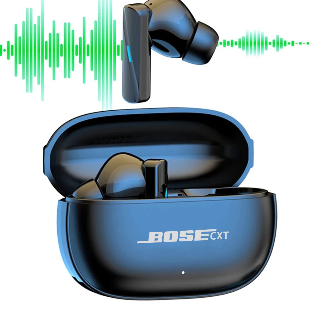 Wireless Bluetooth Headphone In-Ear Earplugs Sleep Noise Reduction Sliding Cover Headset Sports Game Earphones with Mic